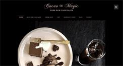 Desktop Screenshot of cacaomagic.com